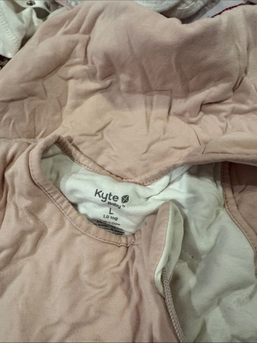 Kyte BABY Light Blush Pink Bamboo Sleep Romper